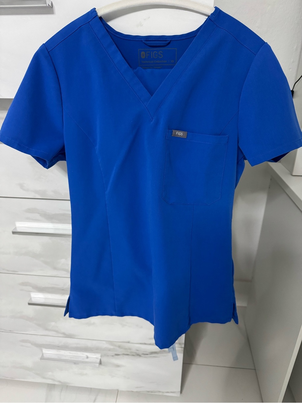 Figs Women's Royal Blue Medical Scrub Top